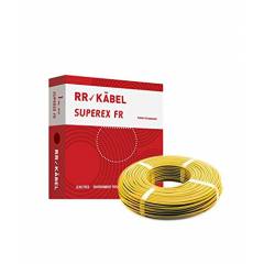RR Kabel Superex-FR 2.5 Sq mm Yellow PVC Insulated Cable, Length: 90 m