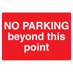 Safety Sign Store No Parking beyond this Point Sign Board, CW434-A3V-01