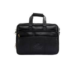 Abloom 1507 Black Synthetic Leather Laptop Bag
