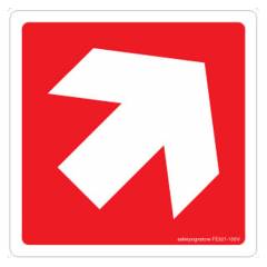 Safety Sign Store Arrow-Graphic Sign Board, FE521-105AL-01, (Pack of 5)