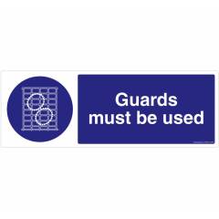 Safety Sign Store Guards must be Used Sign Board, FS635-1029PC-01