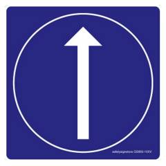 Safety Sign Store Go Straight-Arrow Sign Board, GS850-210AL-01