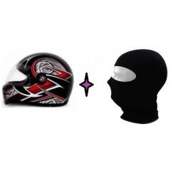Evergreen Combo of Full Face Mask & Stylish Helmet