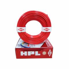 HPL 1 Sq mm Red Single Core FRLS Wire, Length: 90 m