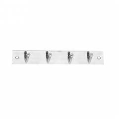 SmartShophar SmartShophar 8 Inch 4 Legs Ego Stainless Steel Silver Wall Hook 54605-SHKE-SL08