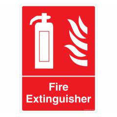 Safety Sign Store Fire Extinguisher Sign Board, GS207-A3PC-01
