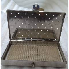 Shakuntla Stainless Steel Sterilization Tray With Silicon Mate Dental Medical Tray