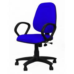 R P Enterprises Opus Medium Back Blue Office Chair, Dimensions: 48x48x60 cm