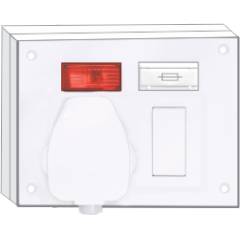 Anchor Penta Capton 20A/10A Ivory 5-in-1 Combined Unit with Box, 51351