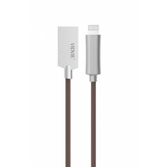 Vidvie 1m Brown Lightning USB Cable, CB421i-i5BR