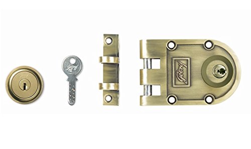 Godrej Antique Brass Blister Ultra Vertibolt Lock 6402