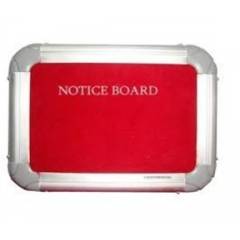 Asian 600x900 mm Notice Board, Colour: Red