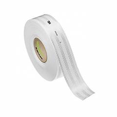 3M 2 Inch White Reflective Tape, Length: 150 ft