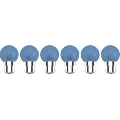 Pigeon Joy 0.5W B22 Blue LED Bulb, 12732 (Pack of 6)