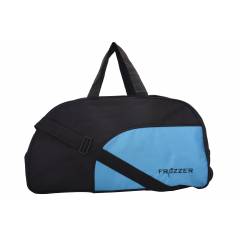 Frazzer Nylon Stylish Duffel Strolley Bag, FR-WHL-BG-SKY BLUE