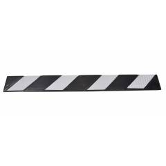 KT Black Pillar Guard with White Glow Reflective (Pack of 4)