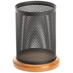 Callas Wooden and Steel Pen Stand, LD01-54