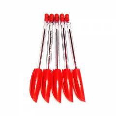 Hauser Gliss Red Ball Pen (Pack of 30)