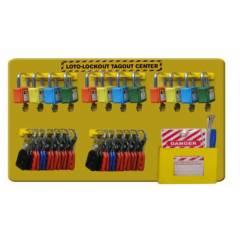 Asian Loto ALC-LSOW Multipurpose Lockout Open StationTo Hang LOTOpadlock, Hasp and tags