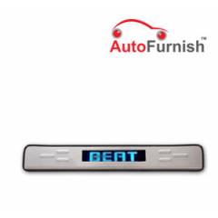 Autofurnish AF630 Blue LED Car Door Sill Scuff Plate Foot Step Set For Chevrolet Beat