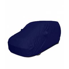 AutoLane Blue Matty Car Cover with Buckle Belt for Force Motors Force One