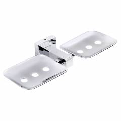 Kamal Kubix Double Soap Dish, ACC-1317