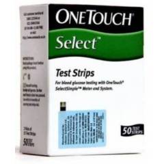 Johnson & Johnson One Touch Select Test Strips (50 Strips)