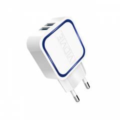 Vidvie 2.4A White Mobile Charger with Cable, CH202i-i5WH