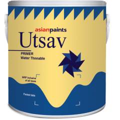 Asian Paints Utsav Primer (Solvent Based), 0078 Gr-M0, Colour: White, 1 L