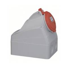 Legrand P17 Tempra Pro 2P+E 16 A Low Voltage Surface Mounting Socket, 5551 54