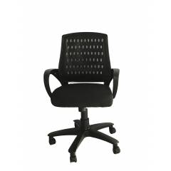 High Living Eezy Black Mesh Office Chair