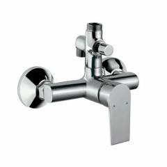 Jaquar Kubix Prime AKP-CHR-35761P Double Coat Hook - (Chrome, Wall Mounted)