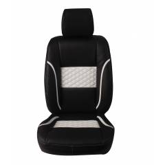 Autofurnish 4004086 Black 3D Car Seat Cover Complete Set For Mahindra Scorpio 7S (2015)