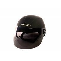 Mototrance BT-1005 Matte Black Bullit Trendy Helmet