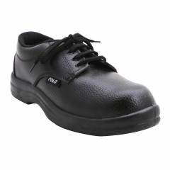 Polo Indcare Steel Toe Black Safety Shoes, Size: 5 (Pack Of 24)