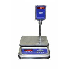 Metis Stainless Steel Counter Weighing Machine, Weighing Capacity: 30 kg