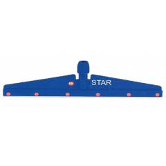 S.S STAR Floor Wiper With Steel Rod, Rod Size: 48 in