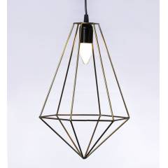 Tezerac Copper Diamond Big Pendant, HD 0055