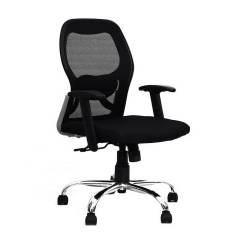 R P Enterprises Apollo Medium Back Office Chair, Dimensions: 45x48x60 cm