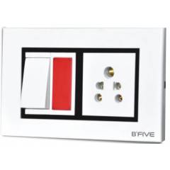 B-Five Royal 3 Module Cover Plate, B-063R (Pack of 10)