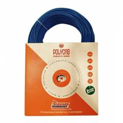 Polycab 2.5 Sqmm Blue FR PVC Insulated Unsheathed 90m Industrial Cable