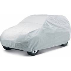 Uncle Paddy Silver Car Cover for Hyundai Santro Xing