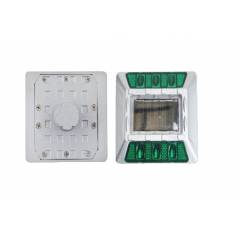 Asian Loto Aluminium Solar Green Road Stud, ALC-ARS-G
