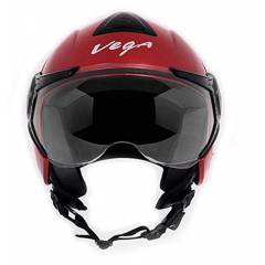 Vega Verve Dull Red Helmet, Size (Medium, 580mm)