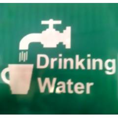 ITE 1x1 ft Retro Reflective Drinking Water Sign Board