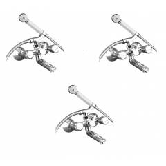 Oleanna CALIBER Telephonic with Crutch Wall Mixer, C-07 (Pack of 3)