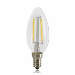 Havells 2W E27 Candle Warm White LED Filament Bulb, LHLDACHCYC8U002