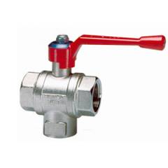 CIM 23 Fullway 3 Way Diverter Ball Valve, Size: 25 mm
