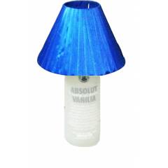 Aadhya Creations Absolute White With Blue Shade Table Lamp, AC13BL052D