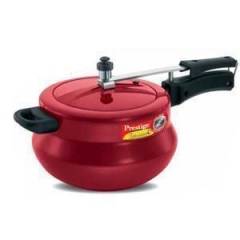 Prestige Nakshatra Plus 5L Red Handi Aluminium Pressure Cooker, 11657
